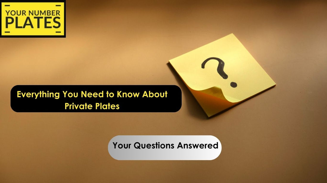 Learn all about private plates: costs, legalities, transfers, and more, plus an FAQ section answering common questions in our complete guide.