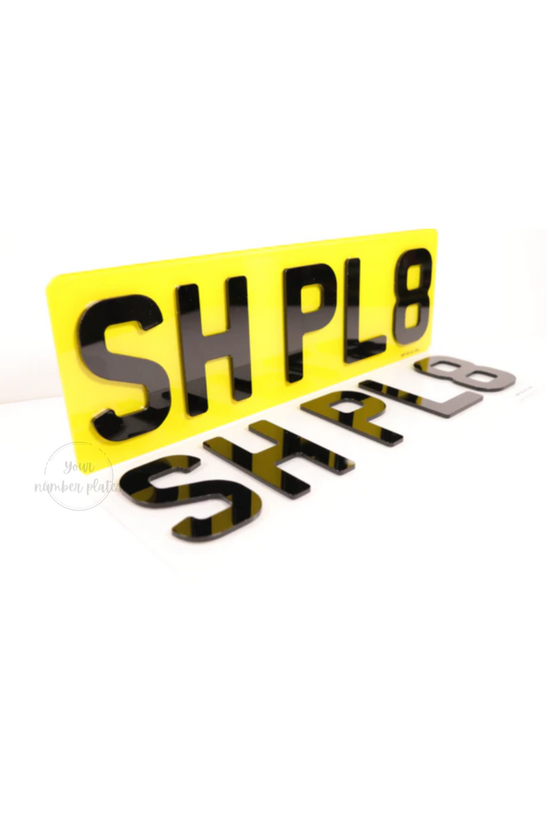 4d Short number plates 5 digit